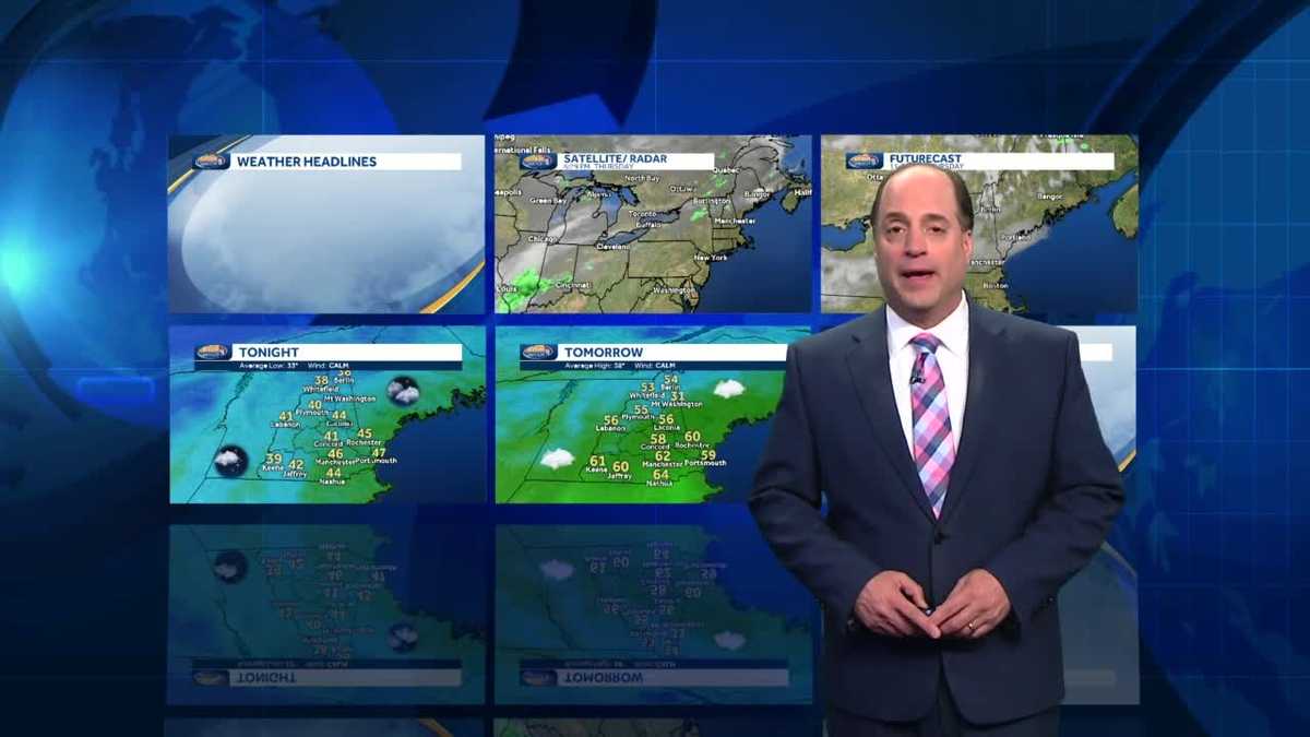 Watch: More clouds on cooler day