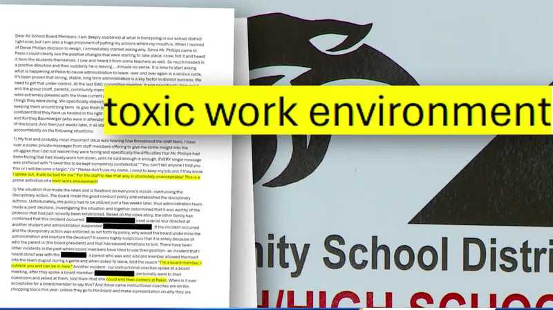 Neighboring school district cuts ties with Pekin schools amid staff strife with school board