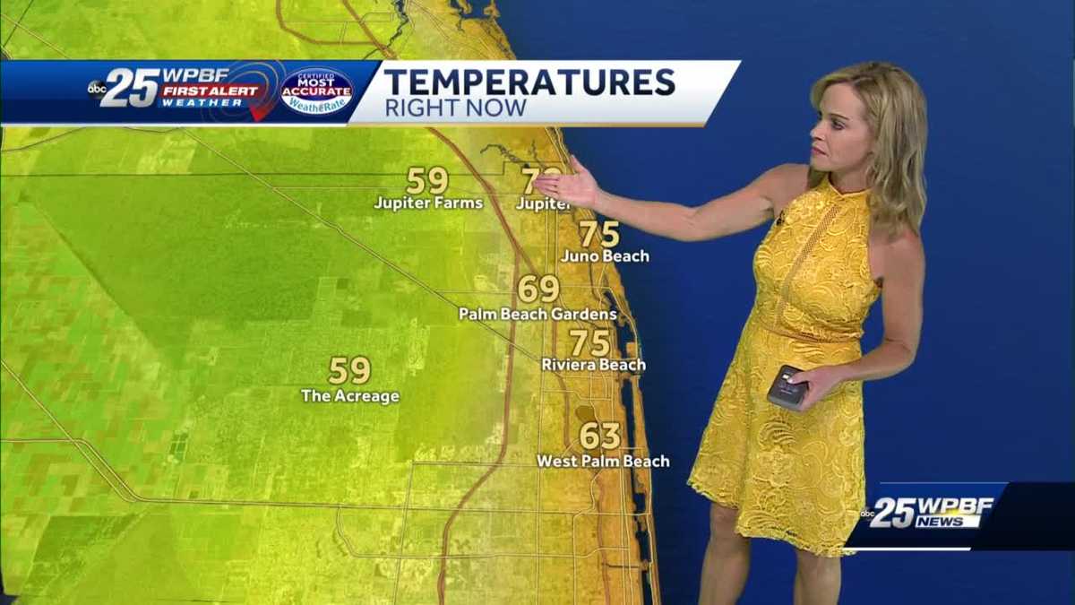 Warm and Mild for South Florida