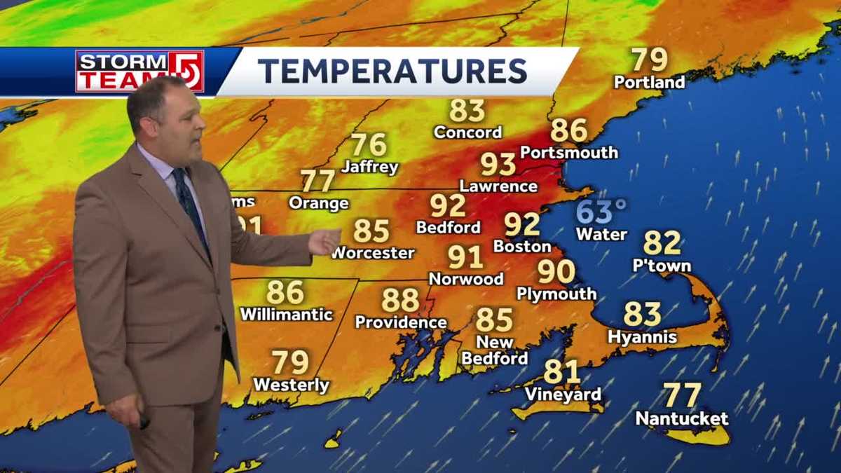 Video: Severe storms possible; Heat wave continues