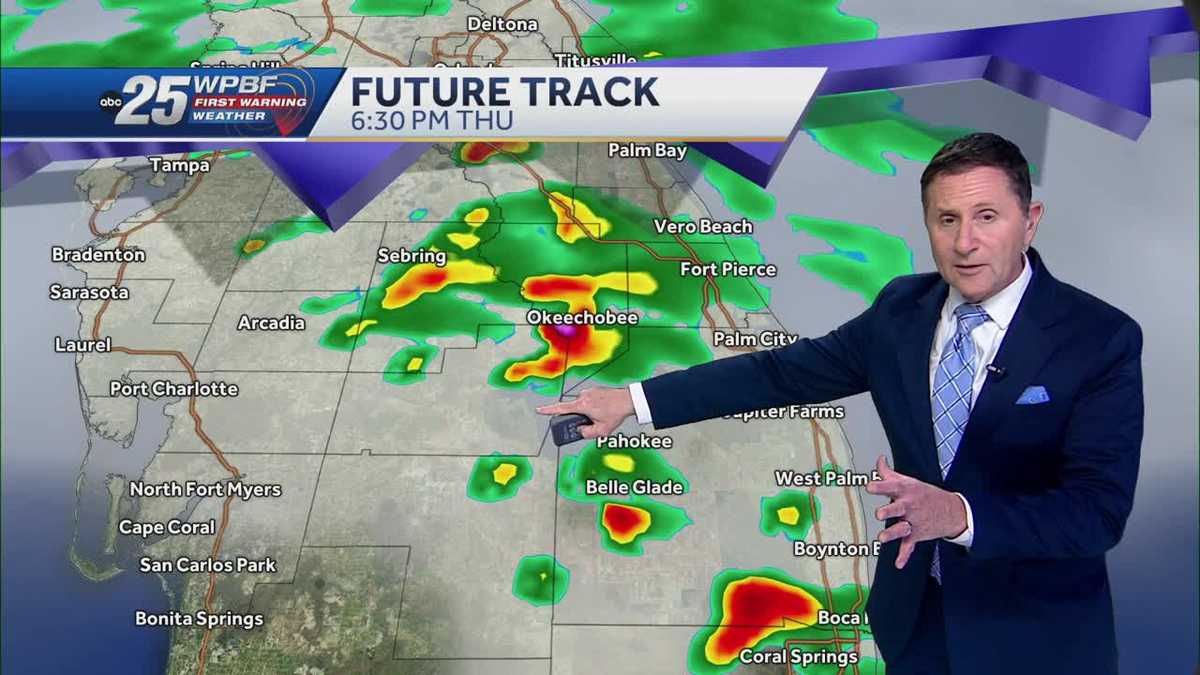 Heat today, a few storms Thursday in South Florida