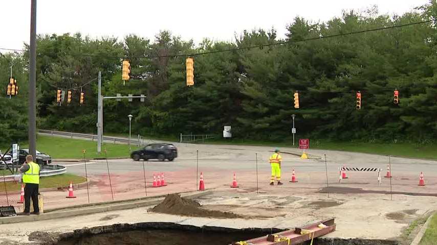 Massive sinkhole, flash floods overwhelm South Strabane Township ...