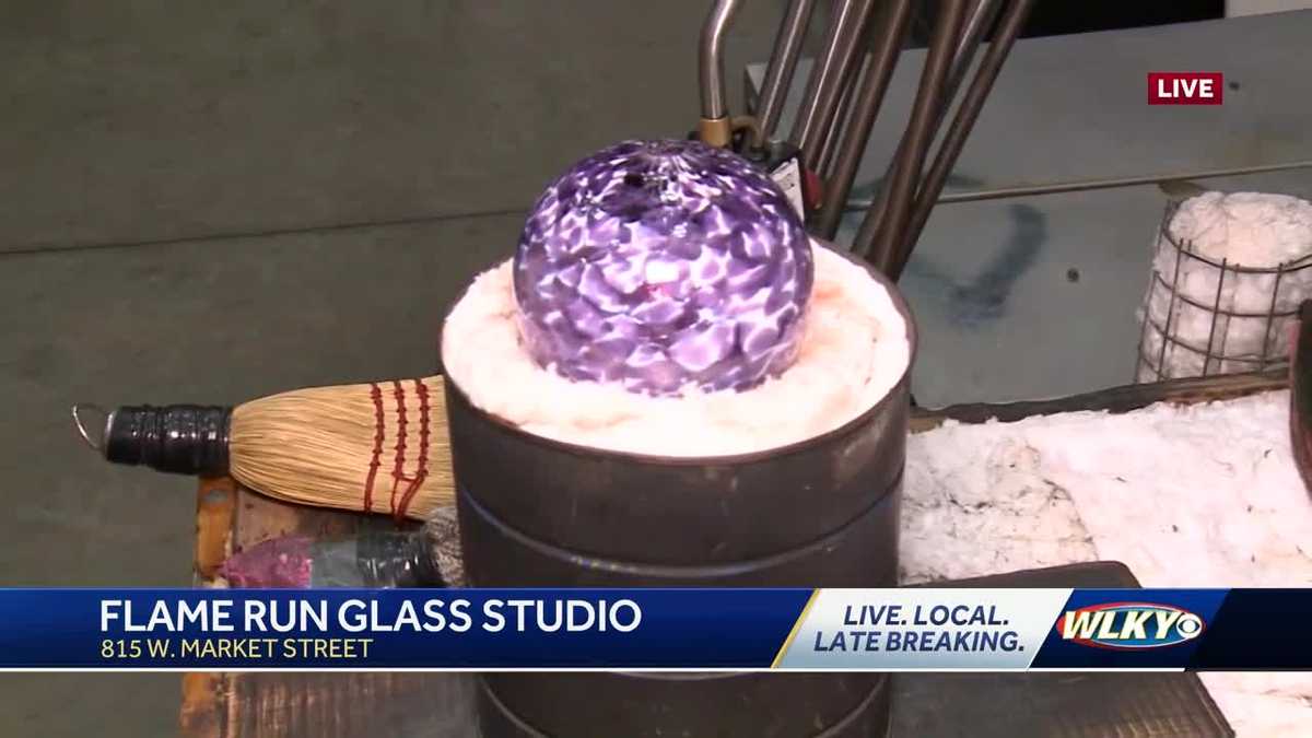 Behindthescenes look at art of glass blowing