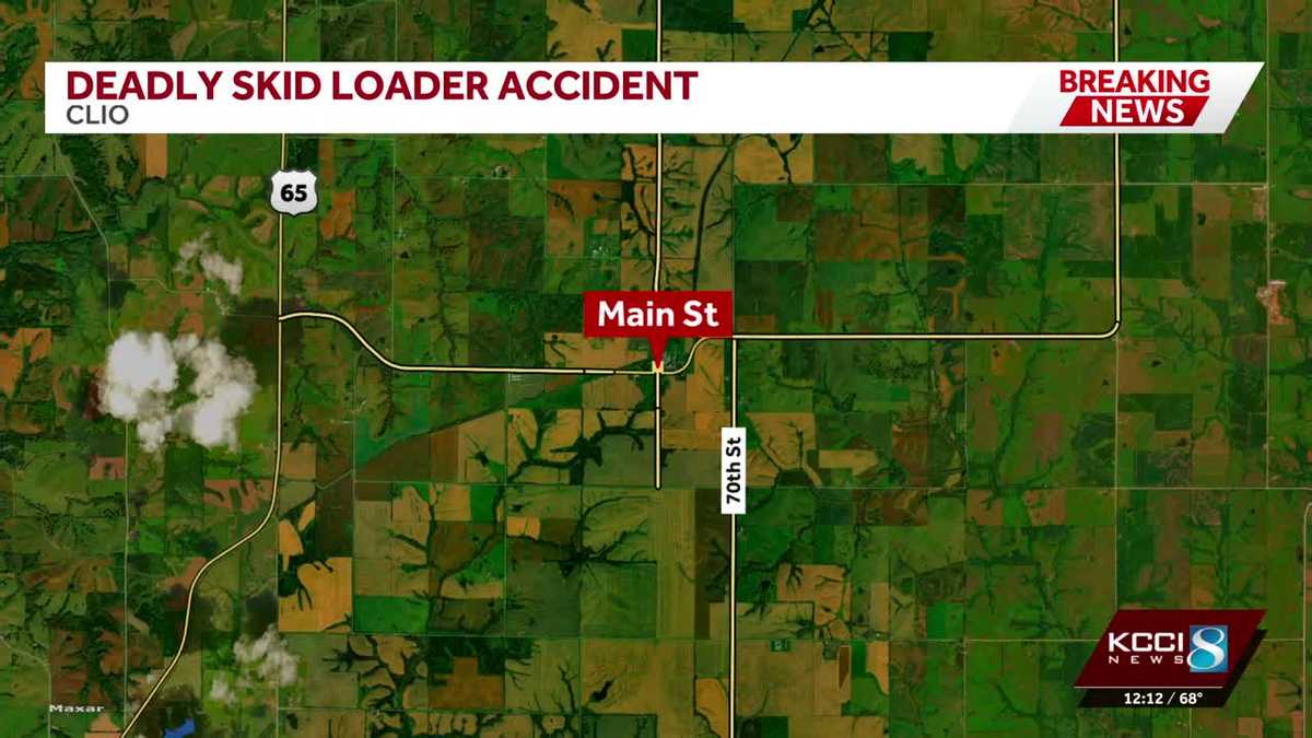 Man killed in southern Iowa skid loader accident