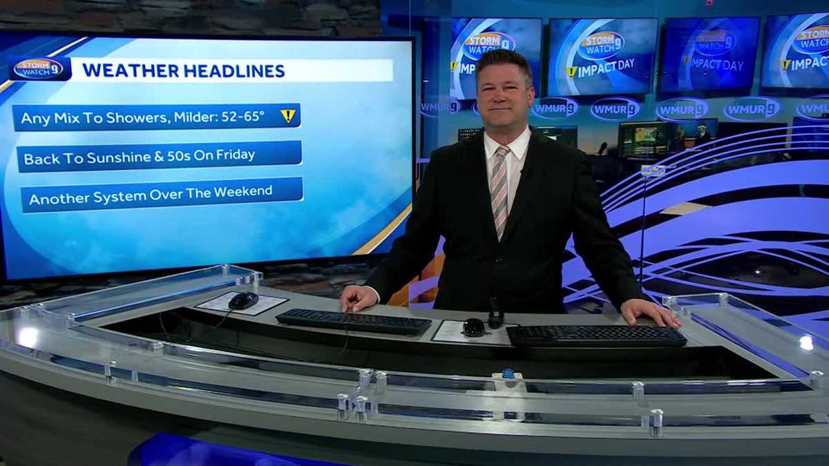 NH forecast video: Slippery travel as wintry mix moves out