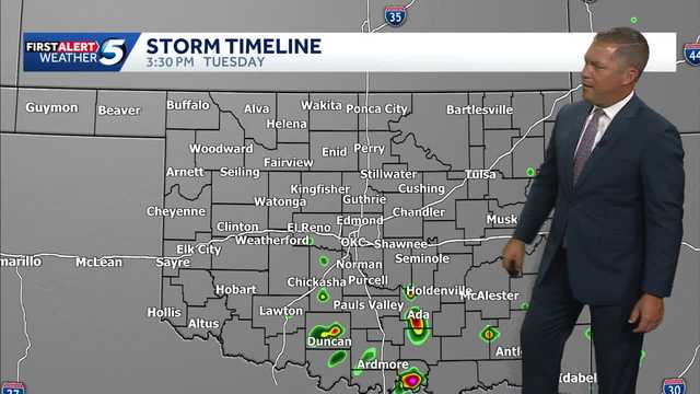 The 100s return + More Storms
