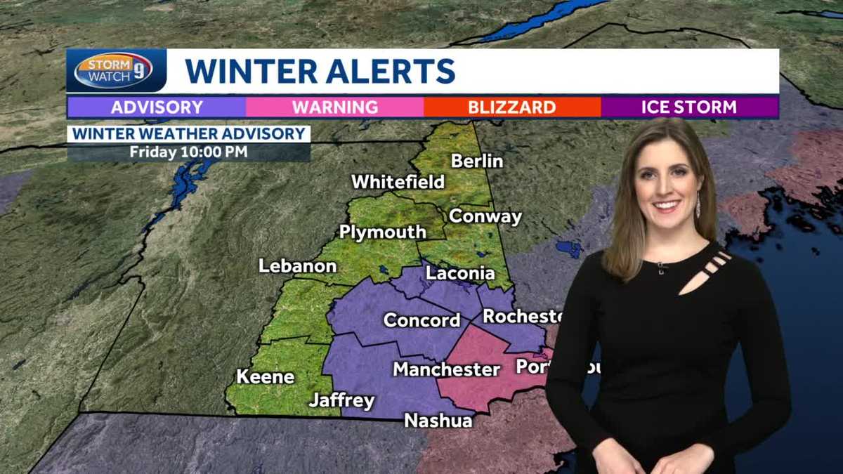 Video: Snow will make for messy commute Friday
