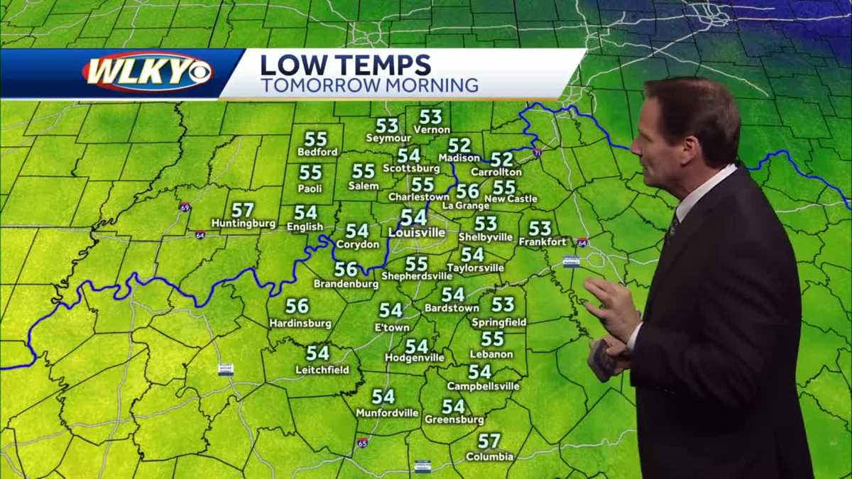 Another warm day on Friday, but showers possible late
