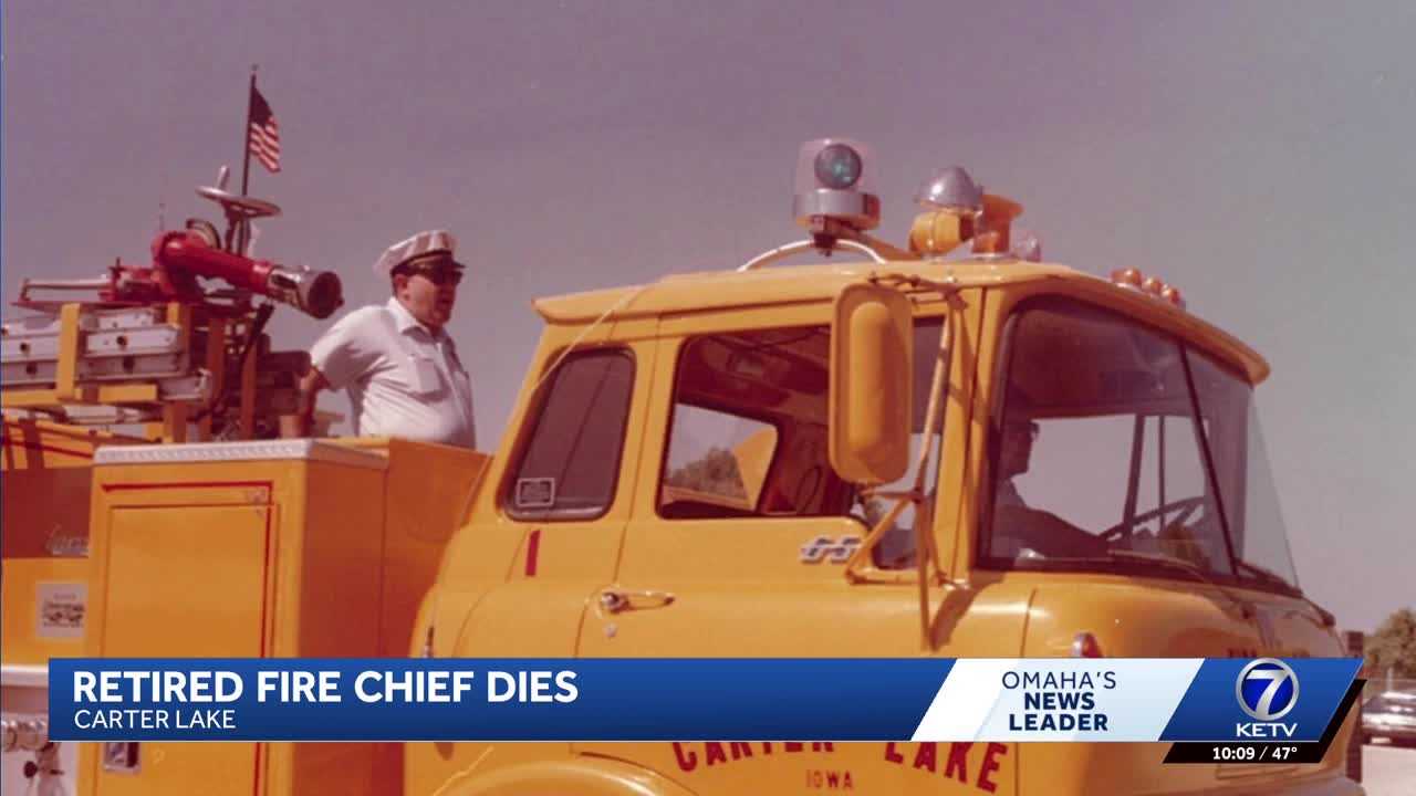 Carter Lake firefighters honor retired fire chief Carl Wilson