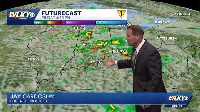 More heat & humidity, Increasing storm chances