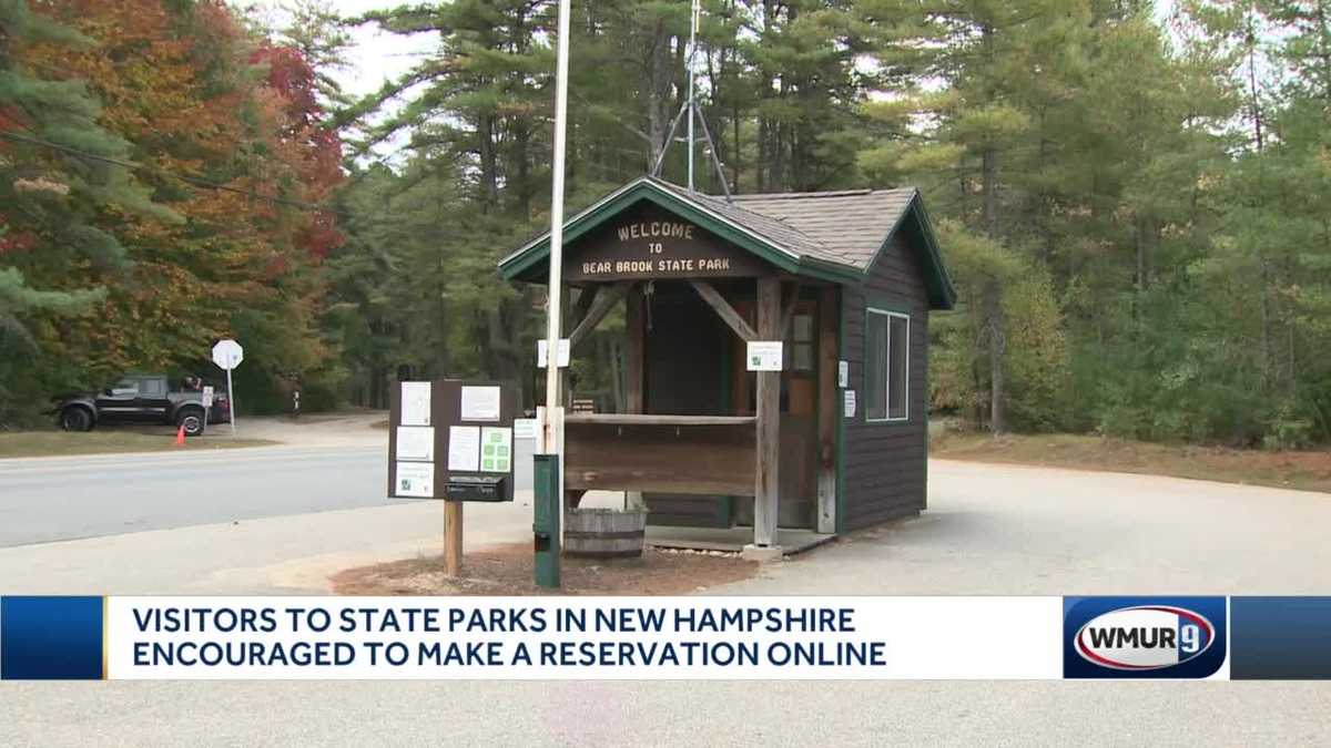 Visitors to state parks in New Hampshire encouraged to make reservations online