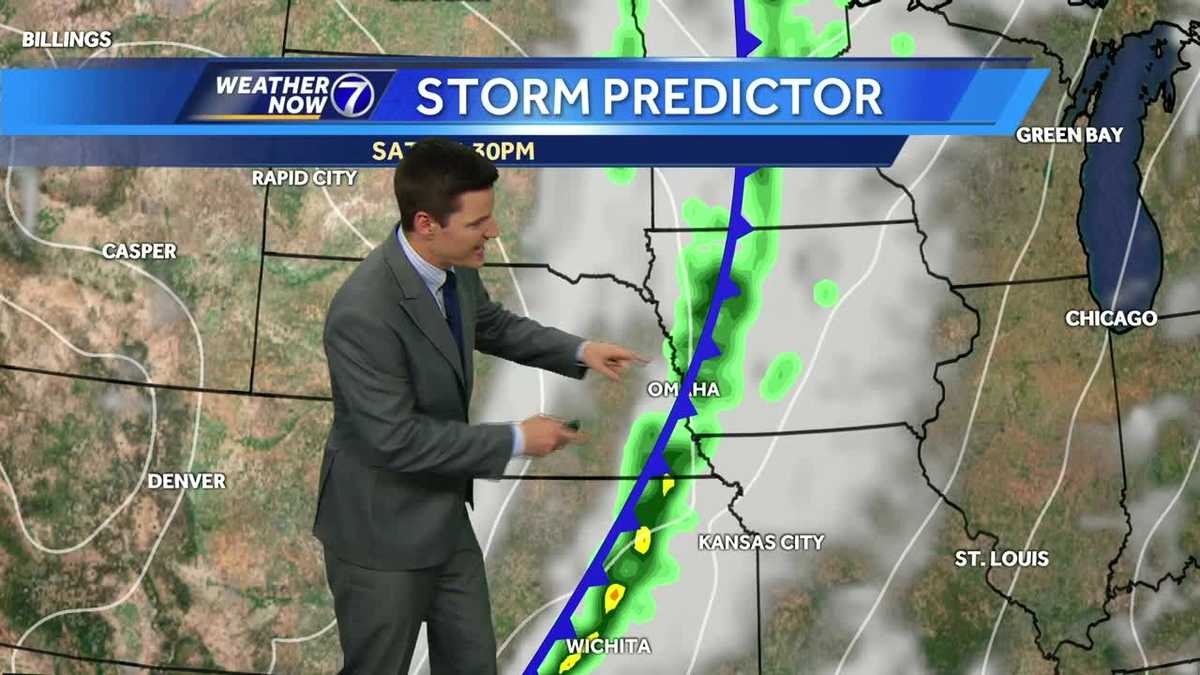 Windy and mild evening, isolated showers possible overnight