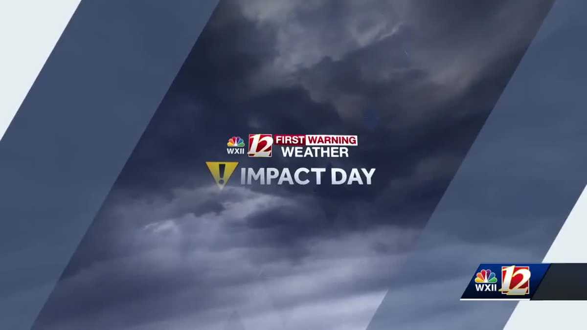 Saturday night storms, severe storm risk Sunday in North Carolina