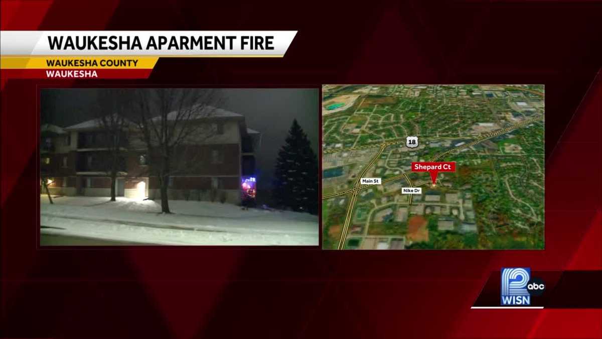 Waukesha apartment fire 3 families displaced