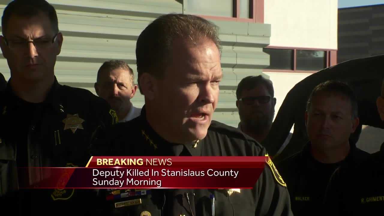 Stanislaus Co. Sheriff Gives Updates On Man Suspected Of Killing Deputy