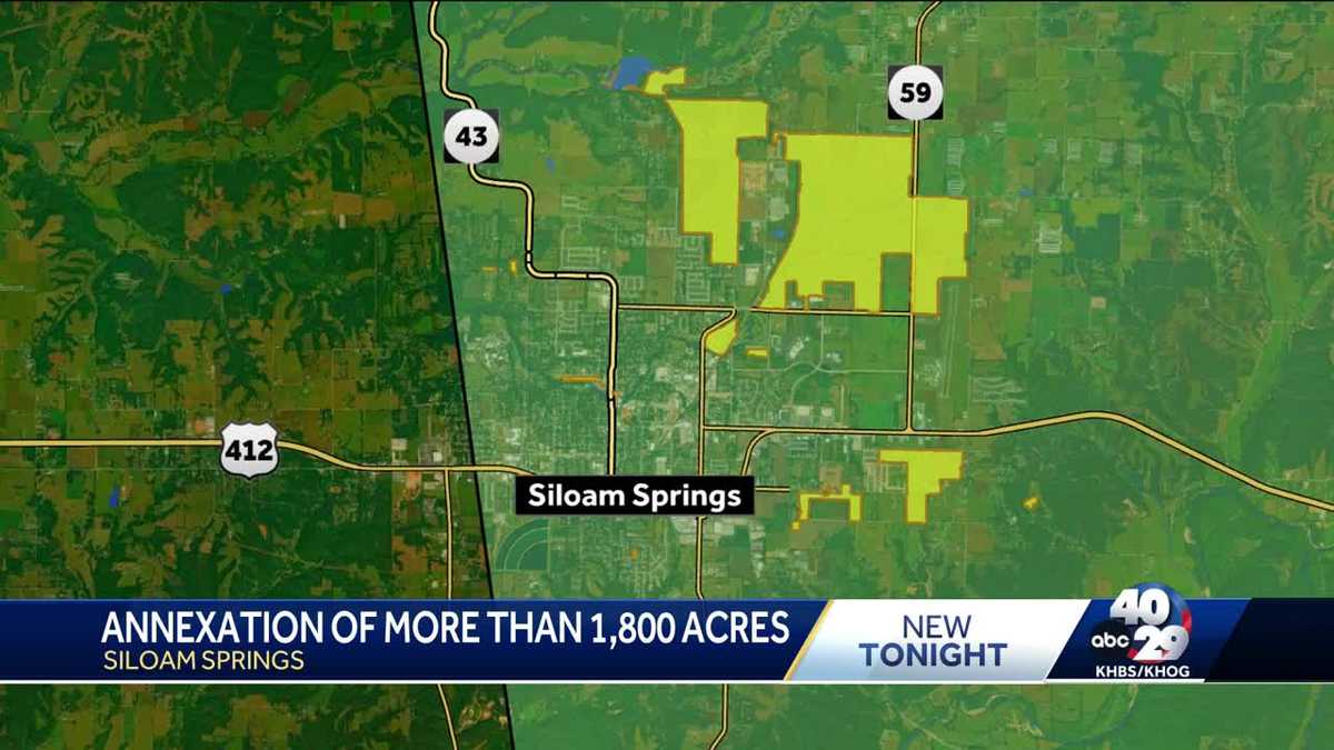 Siloam Springs plans to annex nearly 2,000 acres