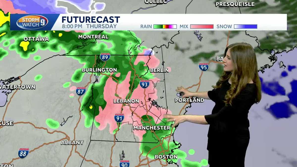 Video: Cool with showers; warmer weather ahead
