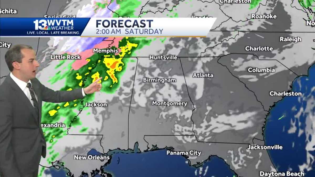 Windy, rainy and then much colder weather arrives