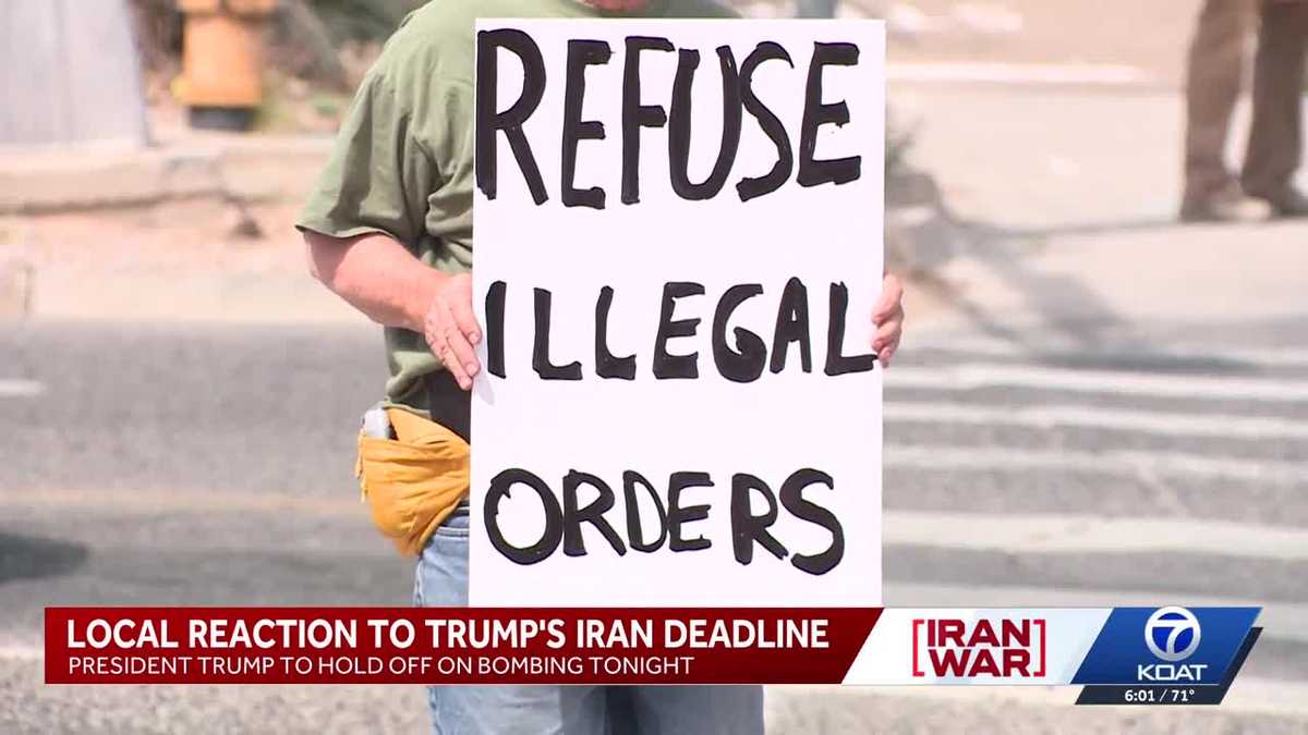 New Mexico reaction to Trump's deadline on Iran war