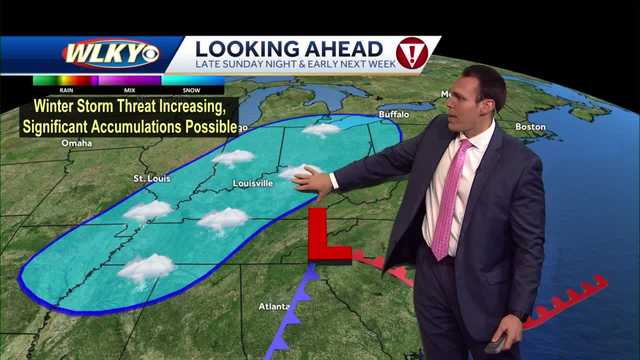 Winter storm threat increasing late weekend