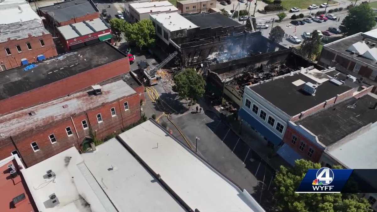 Whats next for Clinton after fire rips through local businesses?