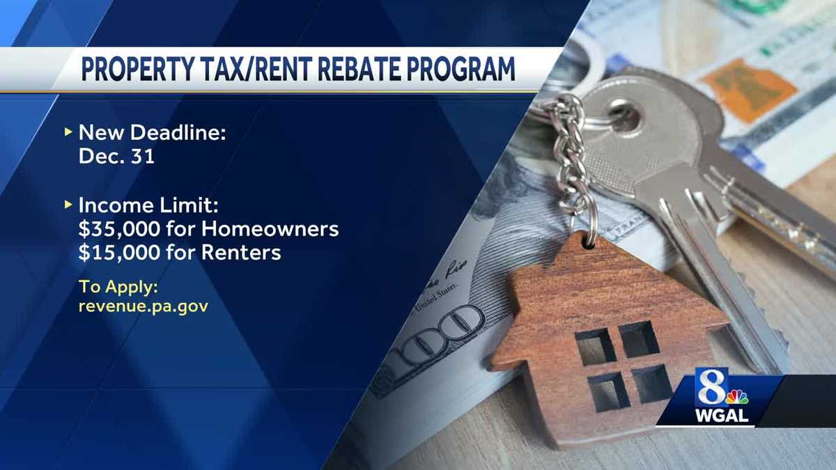 Pa. Property Tax/Rent Rebate program
