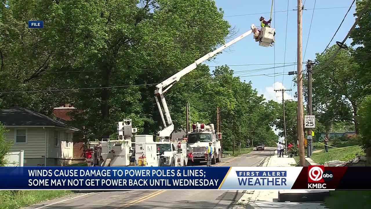 Evergy: Power Should Be Restored By Tuesday Night