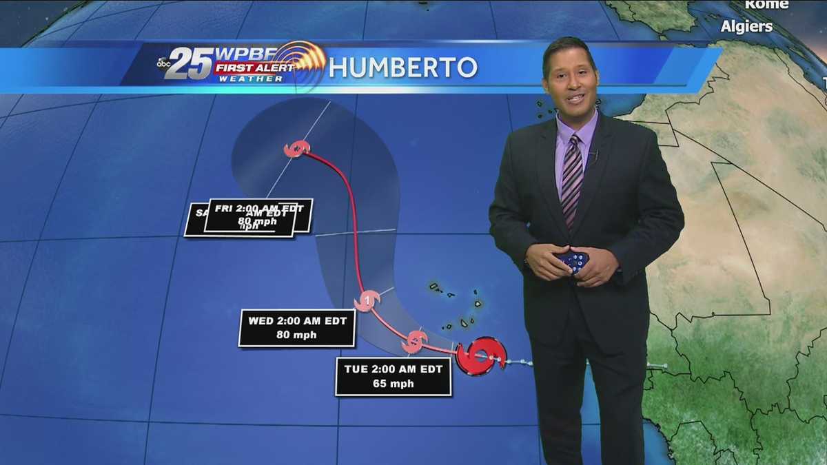 Tropical Storm Humberto forms