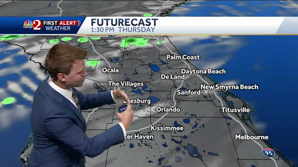 A much quieter weather day in Central Florida