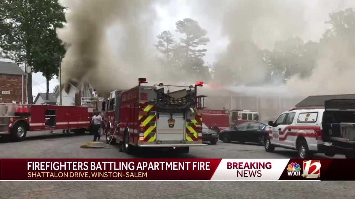 Crews respond to apartment fire in WinstonSalem