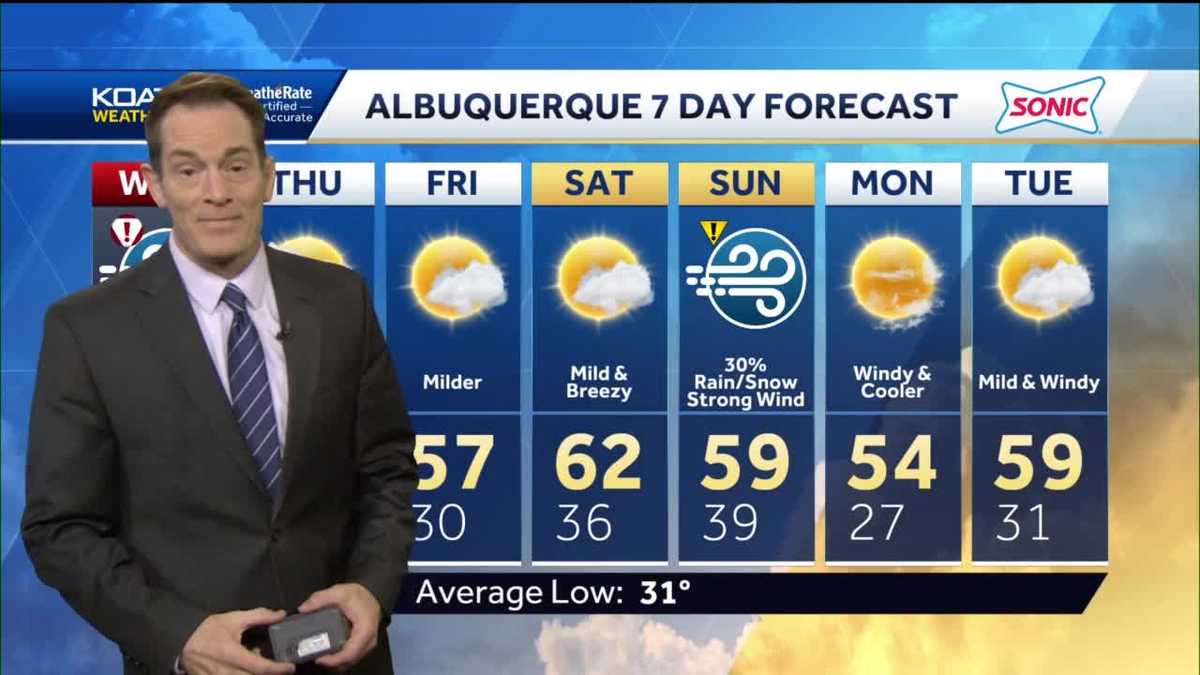 Eric's KOAT 7 Weather Forecast For 2/22/23