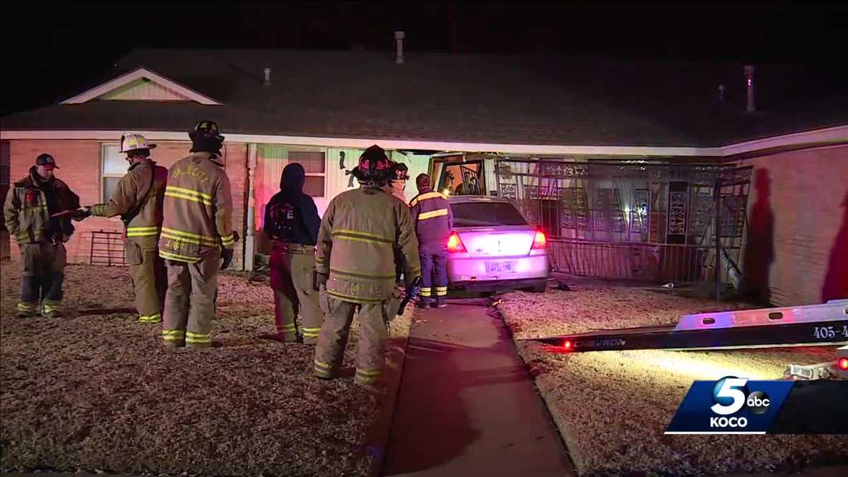 Driver in ‘altered level of consciousness’ plows car into OKC home ...