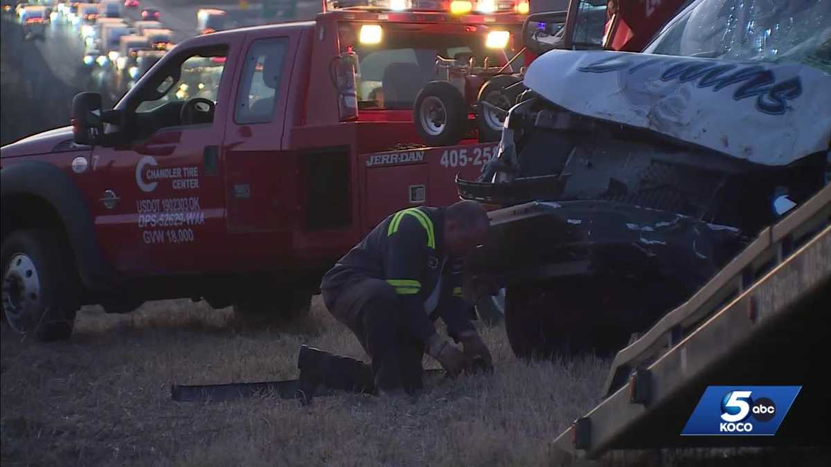 School bus crash in Luther sends multiple people to hospital