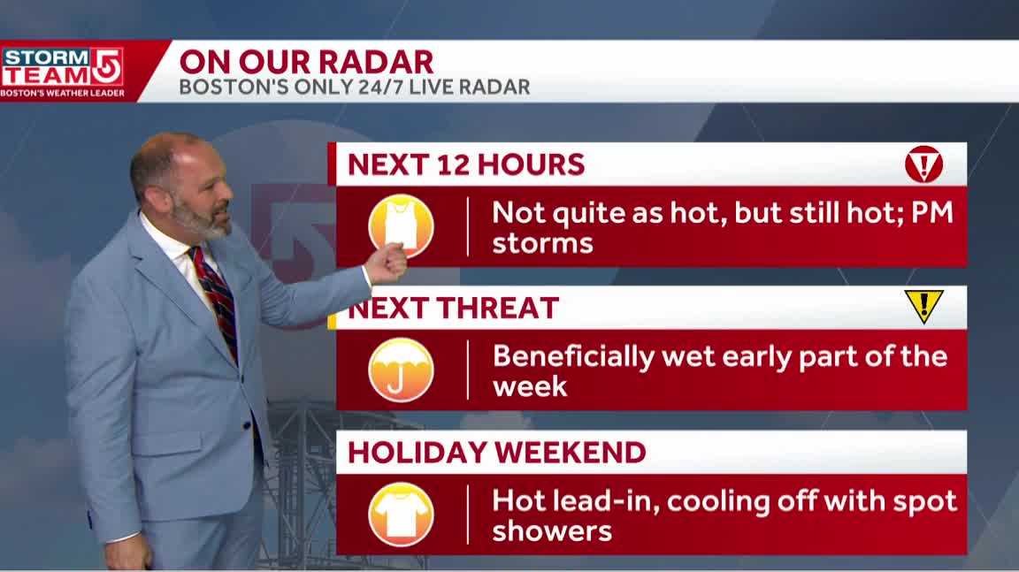 One more day of heat wave, ending with evening storms