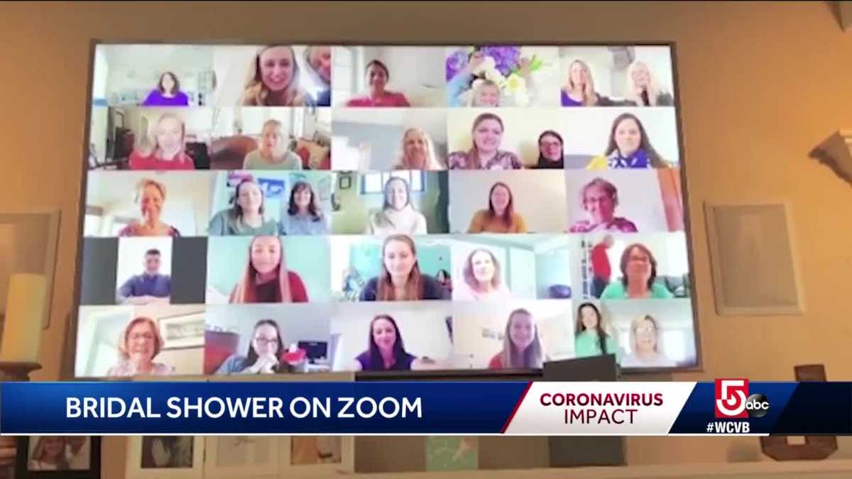 Bridal shower held on Zoom during coronavirus outbreak