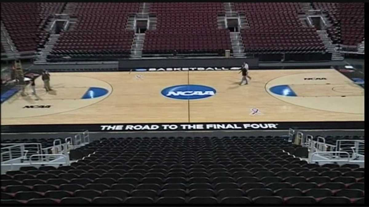 KFC Yum Center readies for NCAA Tournament