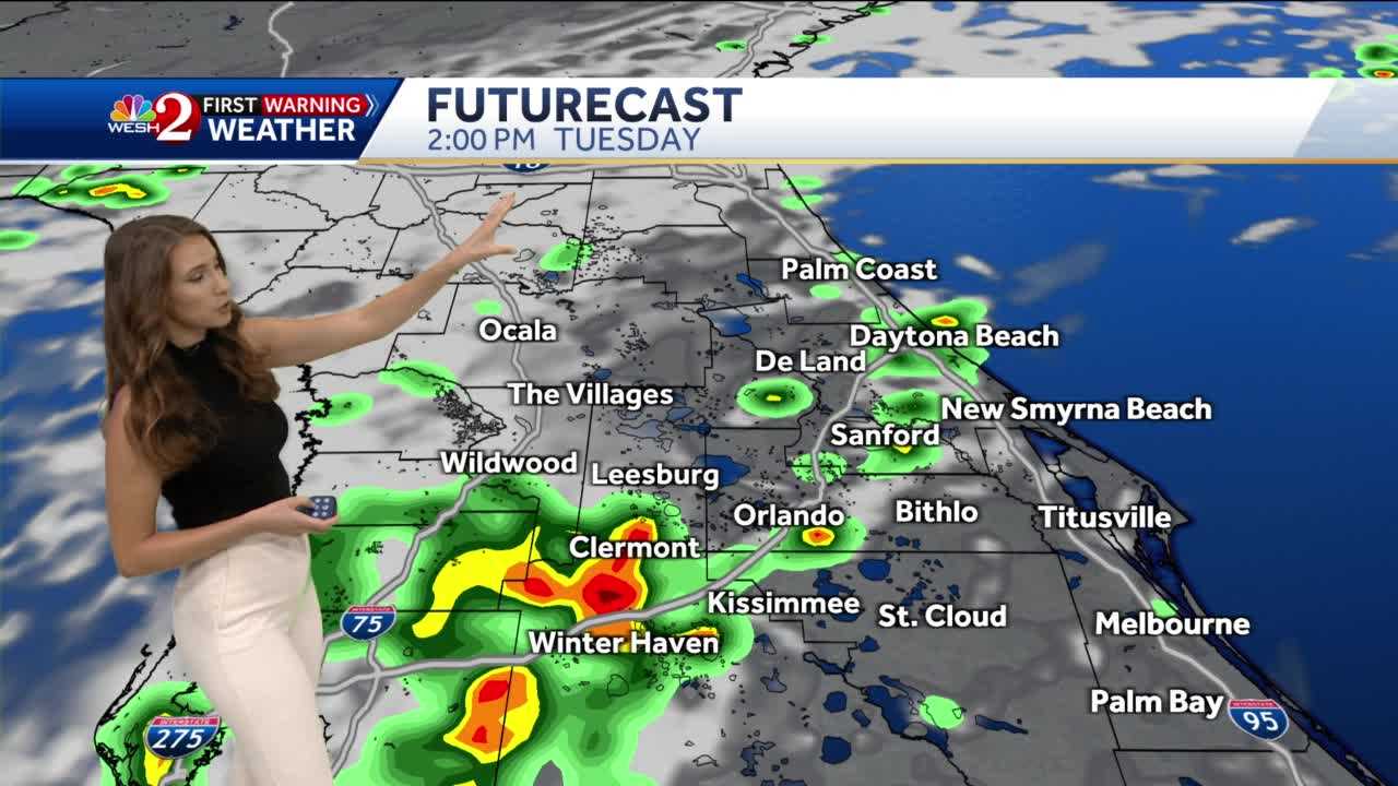 Rain chances increase throughout the day