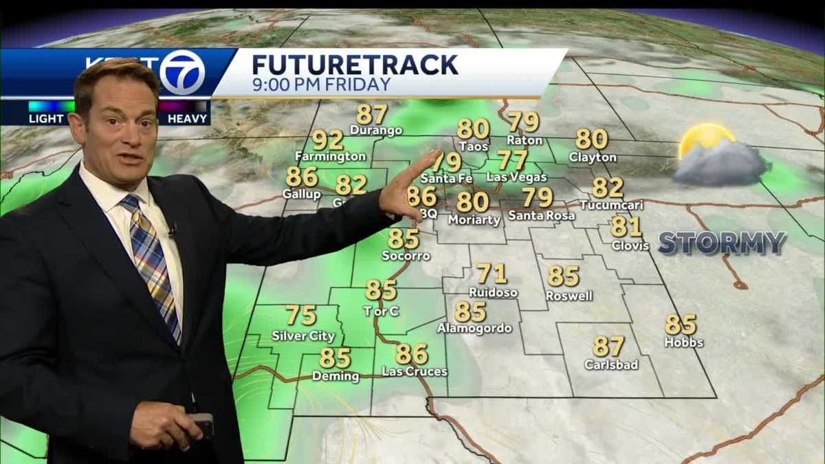 Storm chances set to gradually increase into the weekend