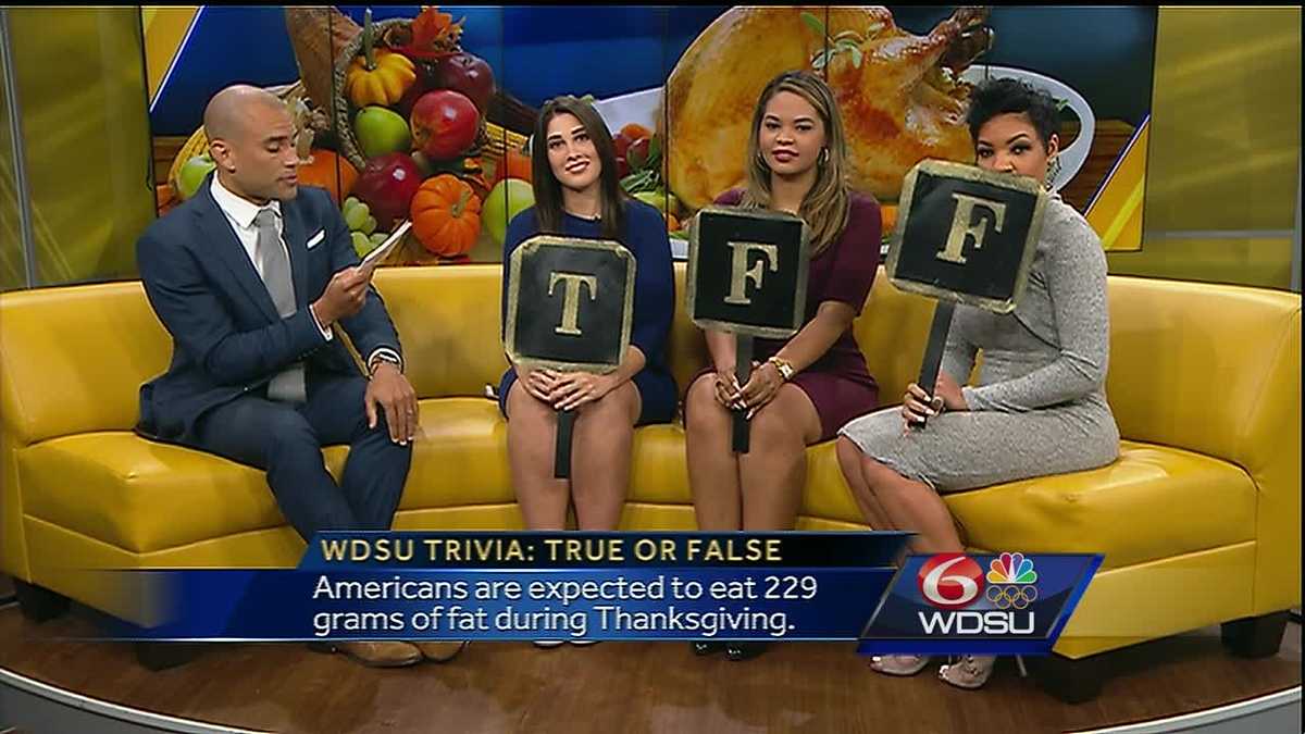 WDSU morning team gets into Thanksgiving Trivia!