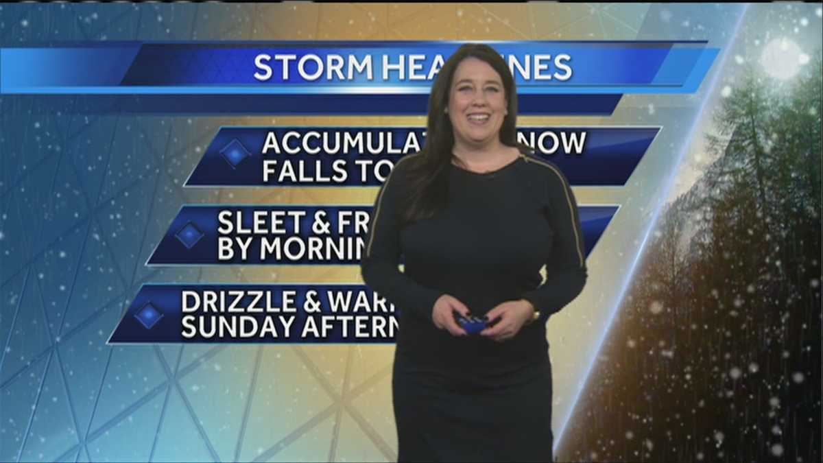 Sarah's Saturday Forecast
