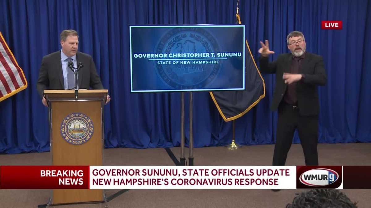 Full video Governor holds latest COVID19 briefing for New Hampshire