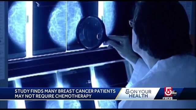 study finds many breast cancer patients may not require chemotherapy