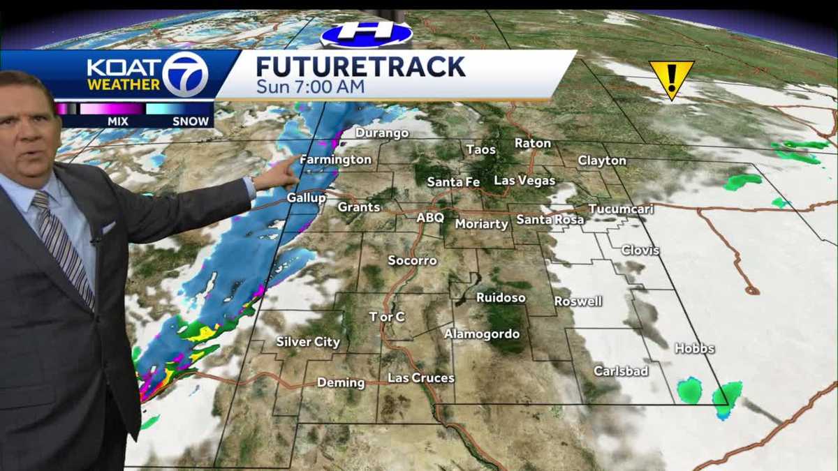 Mild conditions before dangerous winds Sunday