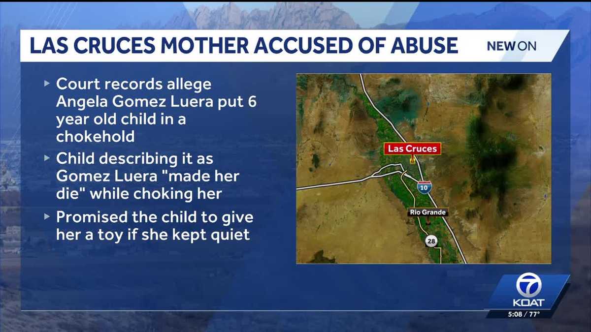 Doña Ana County woman charged with child abuse in alleged choking