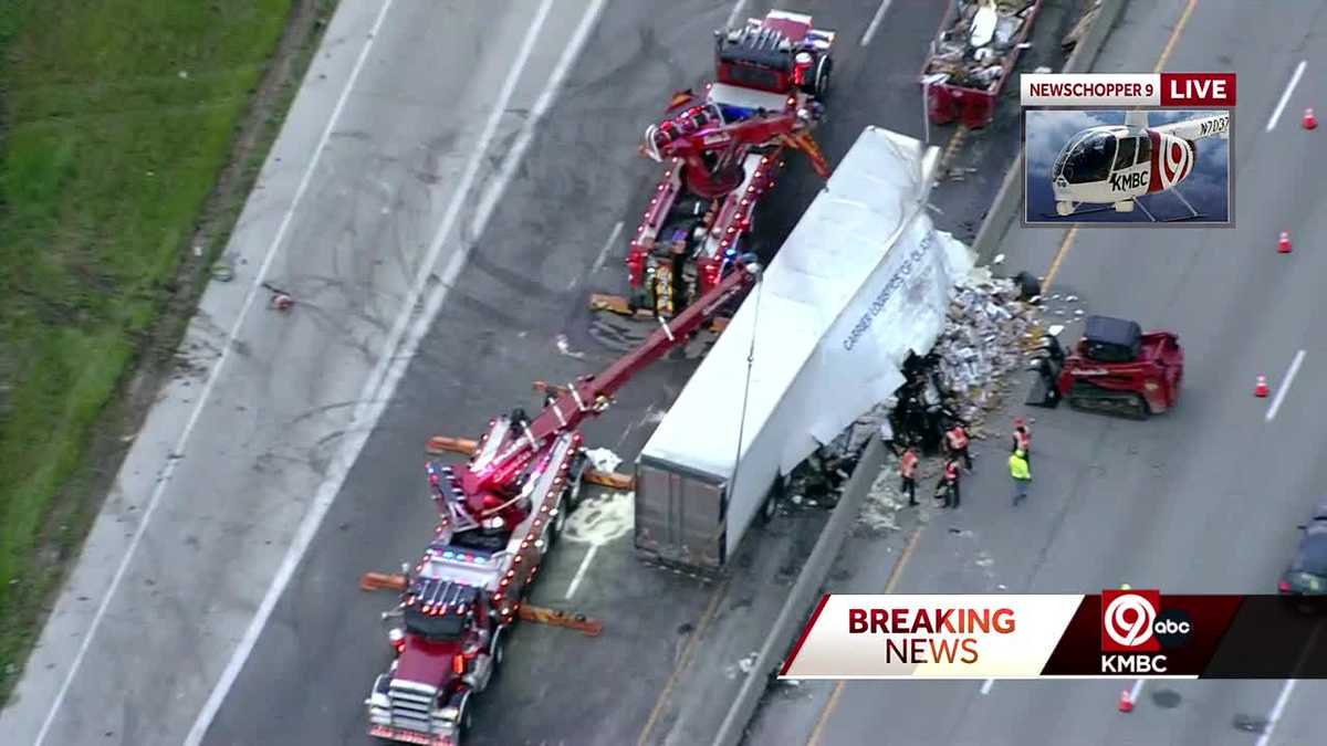 Semi-truck loses control, striking and killing driver on I-49 in Grandview – KMBC Kansas City