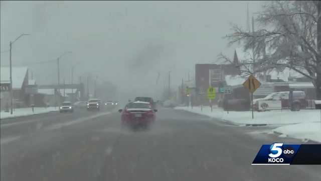 Oklahoma roads too warm for snow to stick during winter weather - Vimarsana News