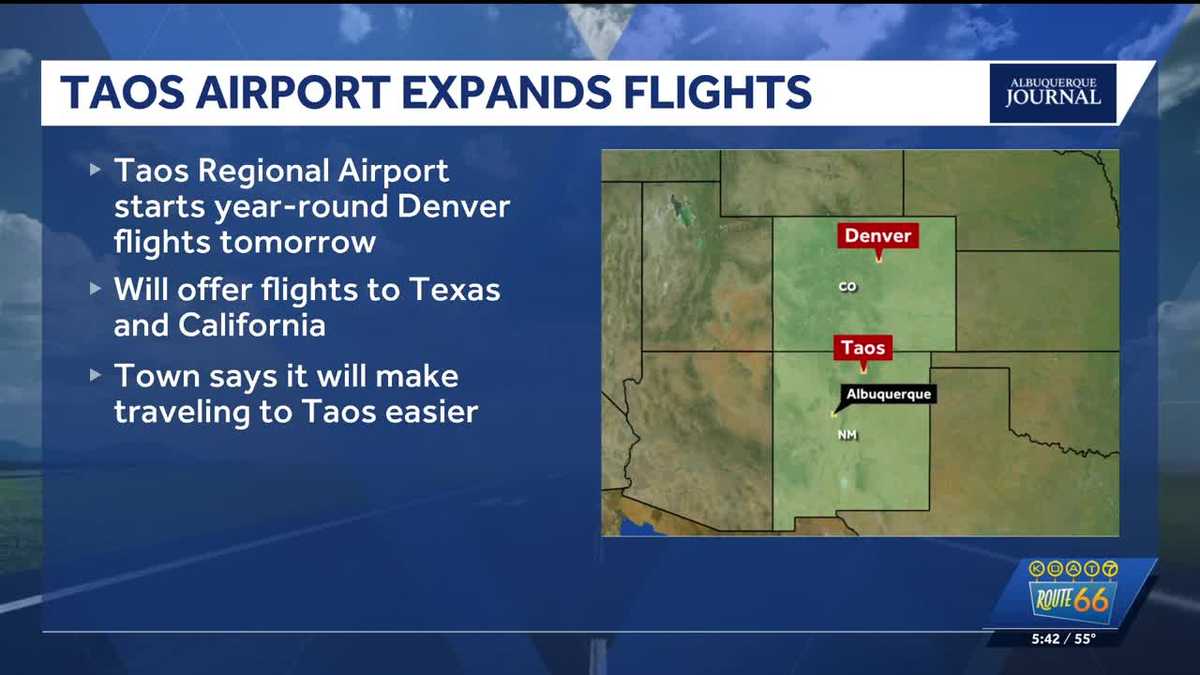 Taos Regional Airport expands to year-round flight schedule