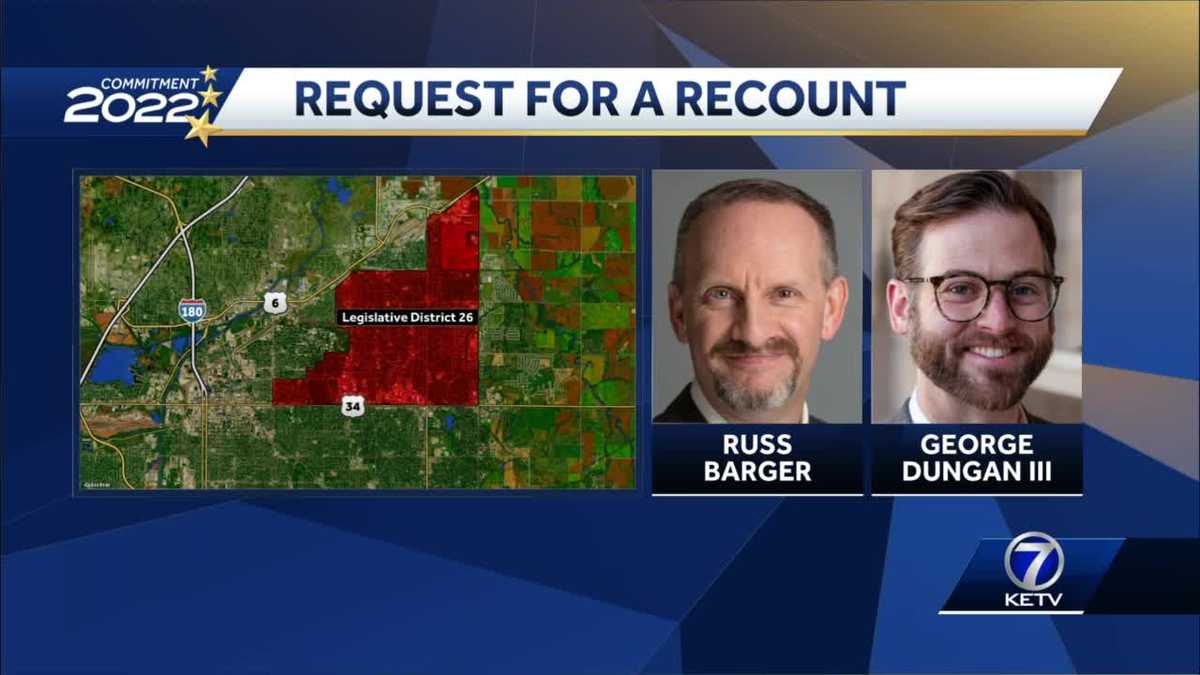 Nebraska legislative candidate requests recount for November's election