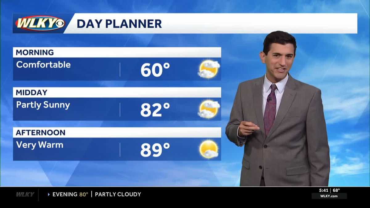 Very warm Wednesday, storm chances tonight