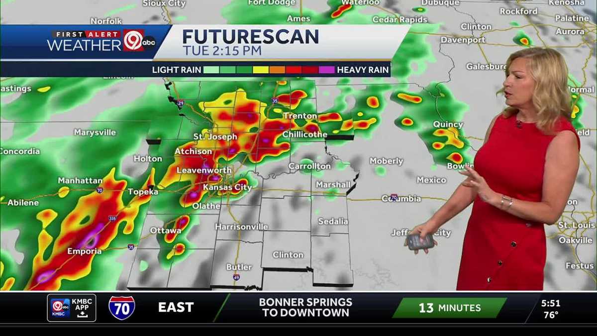 KANSAS CITY WEATHER: Multiple rounds of storms, some severe